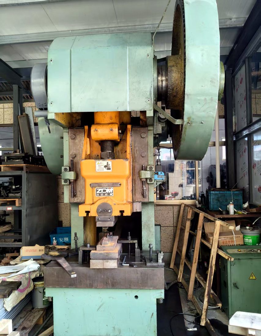 Stamping equipment used for selected custom metal components.