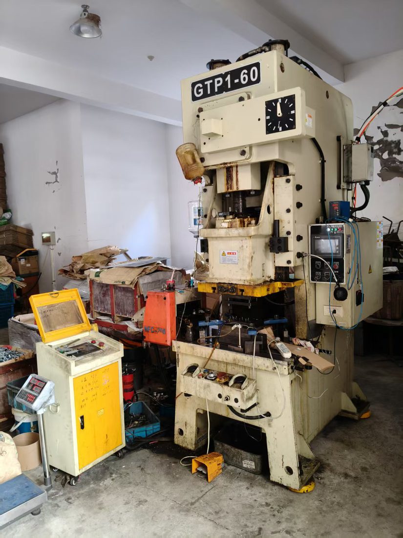 Stamping equipment used for selected custom metal components.
